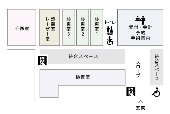 院内フロアマップ